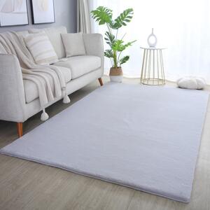 Χαλί Pouffy V1 Ασημί 80 x 150cm