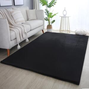 Χαλί Pouffy V1 Μαύρο 80 x 150cm