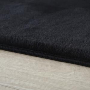 Χαλί Pouffy V1 Μαύρο 200 x 200cm