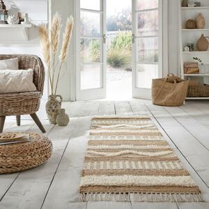 Χαλί Διαδρόμου Medina Jute Natural/Ivory 60X230 cm, Flair Rugs