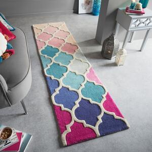 Χαλί Διαδρόμου Rosella Ροζ/Μπλε 60X230 cm, Flair Rugs
