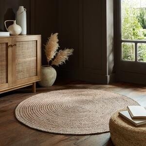 Χαλί Capri Jute Circle Natural 180X180 cm, rotund, Flair Rugs