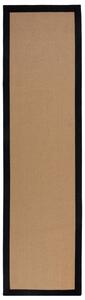 Χαλί Διαδρόμου Kira Jute Μαύρο 60X800 cm, Flair Rugs