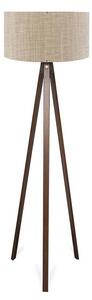 Φωτιστικό Δαπέδου PWL-1059, E27 μπεζ-καρυδί, 38x140 cm