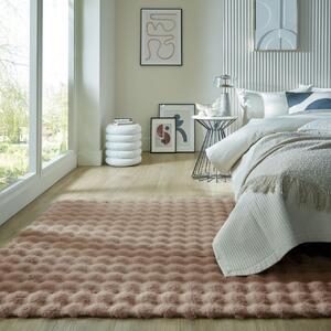 Χαλί Waffle Faux Fur Taupe 180X290 cm, Flair Rugs