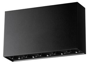 Πλαφονιέρα LED Sole, Μαύρη, 4000K, 13.7x3.5x8.3 cm