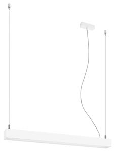 Κρεμαστό φωτιστικό LED Pinne, Λευκό, 3000K, 67x6x150 cm