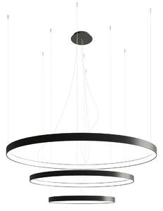 Πολυέλαιος LED Rio, Μαύρος, 3000K, 110x110x150 cm