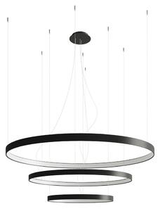 Πολυέλαιος LED Rio, Μαύρος, 4000K, 110x110x150 cm