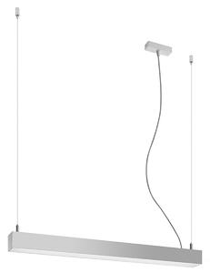 Κρεμαστό φωτιστικό LED Pinne, Γκρι, 4000K, 67x6x150 cm