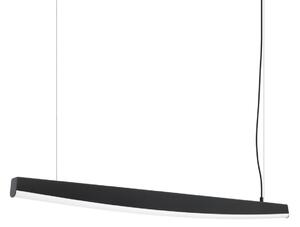 Κρεμαστό φωτιστικό LED Jorun 120, Μαύρο, 4000K, 120x3x210 cm