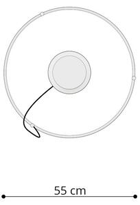 Πολυέλαιος LED Rio 55, Μπεζ, 3000K, 55x55x150 cm