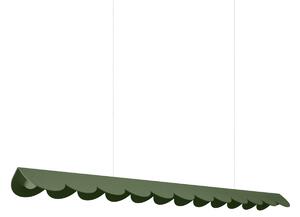 Κρεμαστό φωτιστικό LED Biscuit, Λαδί, 3000K, 131x13x200 cm