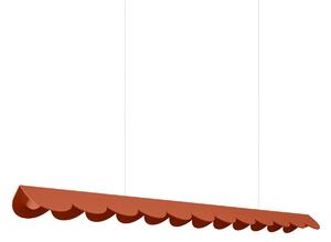 Κρεμαστό φωτιστικό LED Biscuit, Κόκκινο, 3000K, 131x13x200 cm