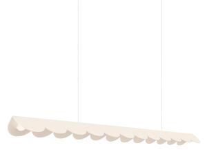 Κρεμαστό φωτιστικό LED Biscuit, Μπεζ, 3000K, 131x13x200 cm