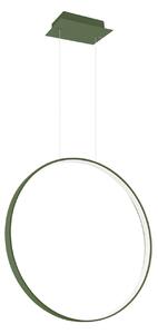 Κρεμαστό φωτιστικό LED Rio 55, Λαδί, 3000K, 55x16x150 cm