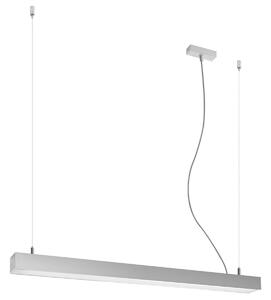 Κρεμαστό φωτιστικό LED Pinne, Γκρι, 3000K, 90x6x150 cm