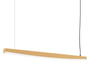 Κρεμαστό φωτιστικό LED Jorun 150, Χρυσό, 3000K, 150x3x210 cm