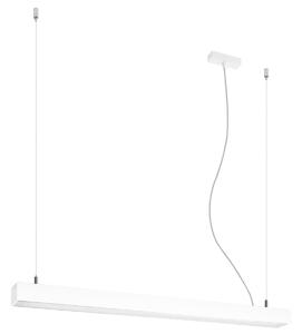 Κρεμαστό φωτιστικό LED Pinne, Λευκό, 4000K, 90x6x150 cm