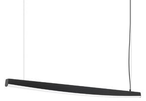Κρεμαστό φωτιστικό LED Jorun 150, Μαύρο, 3000K, 150x3x210 cm