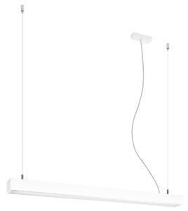 Κρεμαστό φωτιστικό LED Pinne, Λευκό, 3000K, 90x6x150 cm