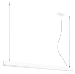 Κρεμαστό φωτιστικό LED Pinne, Λευκό, 3000K, 118x6x150 cm