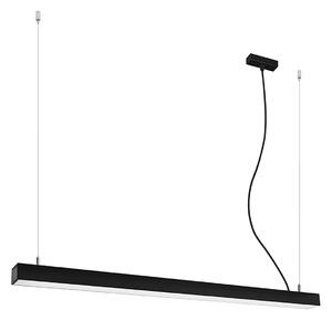 Κρεμαστό φωτιστικό LED Pinne, Μαύρο, 4000K, 118x6x150 cm