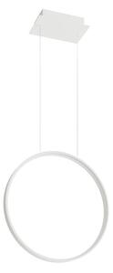 Κρεμαστό φωτιστικό LED Rio, Λευκό, 3000K, 55x16x150 cm