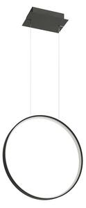 Κρεμαστό φωτιστικό LED Rio, Μαύρο, 4000K, 55x16x150 cm