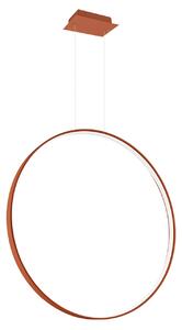Κρεμαστό φωτιστικό LED Rio 78, Κόκκινο, 3000K, 78x16x150 cm