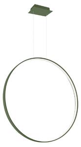 Κρεμαστό φωτιστικό LED Rio 78, Λαδί, 3000K, 78x16x150 cm