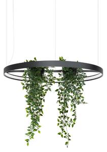 Πολυέλαιος LED Rio Bio 78, Μαύρος, 4000K, 78x78x200 cm