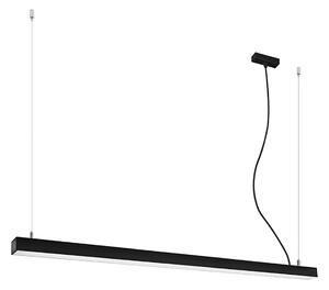 Κρεμαστό φωτιστικό LED Pinne, Μαύρο, 4000K, 150x6x150 cm