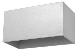Φωτιστικό τοίχου Quad, Γκρι, 20x12x10 cm