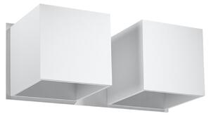 Φωτιστικό τοίχου Quad, Λευκό, 26x12x11 cm