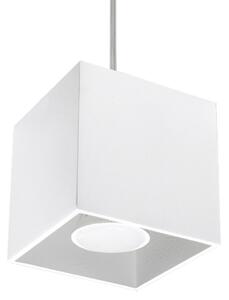 Κρεμαστό φωτιστικό Quad, Λευκό, 10x10x110 cm