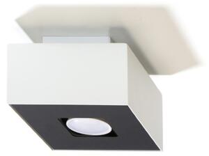 Πλαφονιέρα Mono, Λευκή, 14x14x11 cm
