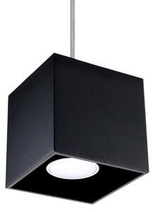 Κρεμαστό φωτιστικό Quad, Μαύρο, 10x10x110 cm