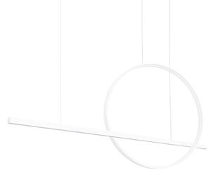 Κρεμαστό φωτιστικό LED Glad, Λευκό, 3000K, 120x20x212 cm