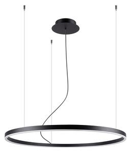 Πολυέλαιος LED Oda, Μαύρος, 3000K, 80x80x120 cm