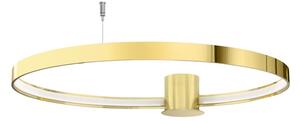 Πλαφονιέρα LED Rio, Γυαλιστερό χρυσό, 3000K, 78x87x12.5 cm