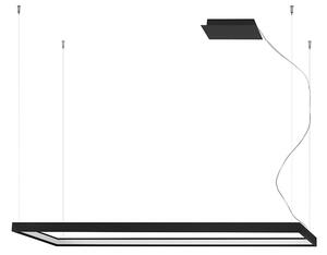 Πολυέλαιος LED Tuula, Μαύρος, 3000K, 130x40x150 cm