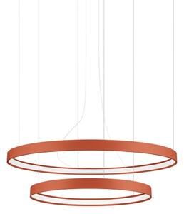 Πολυέλαιος LED Rio 2, Κόκκινος, 4000K, 78x78x150 cm
