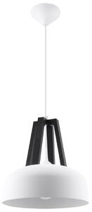 Κρεμαστό φωτιστικό E27 Casco V1, Λευκό, 30x30x85 cm