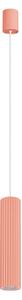 Κρεμαστό φωτιστικό LED Ivar 1, Ροδακινί, 3000K, 6.4x6.4x200 cm