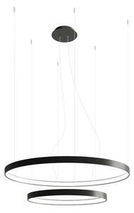 Πολυέλαιος LED Rio 55x78, Μαύρος, 3000K, 78x78x150 cm