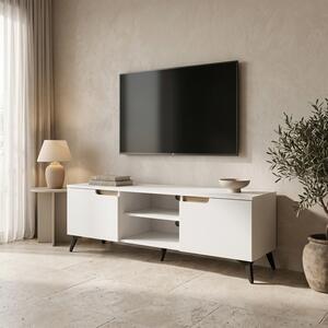 Έπιπλο τηλεόρασης, Kemvio, Pako, Λευκό 150x38x44 cm