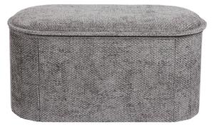 Σκαμπό με αποθηκευτικό χώρο, Trebia, Pako, Γκρι 76x38x38 cm