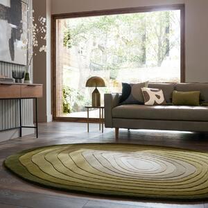 Covor Puddle Ombre Wool Verde 160x230 cm