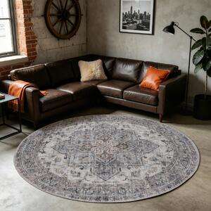 Covor Rotund INKA V4 Bej 160x160 cm